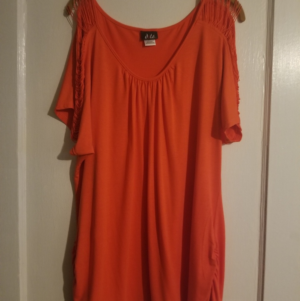 Dots orange blouse